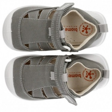 Sandals BIOMECANICS CANVAS BABY AZAI GRIS