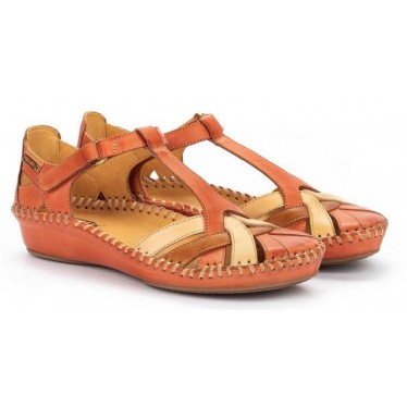 SANDALS PIKOLINOS VALLARTA 655-0732C5 SCARLET