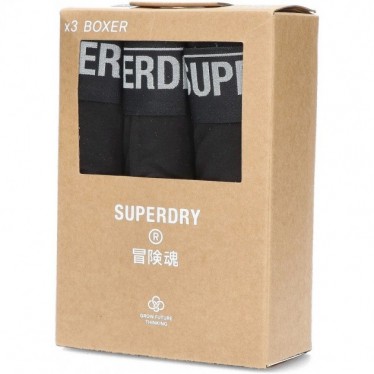 SUPERDRY BOXERS M3110342 PACK OF 3 BLACK_BLACK