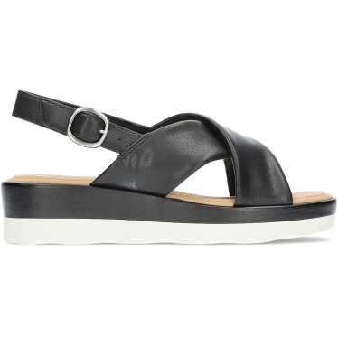 CLARKS CLARA COVE SANDALS BLACK