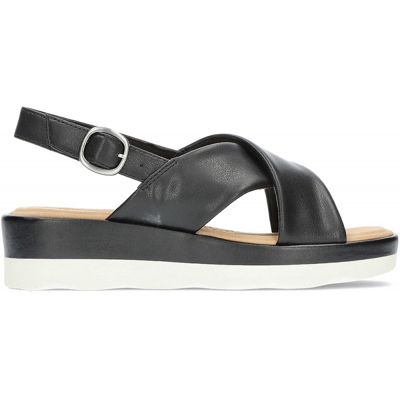 CLARKS CLARA COVE SANDALS BLACK