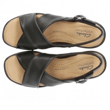 CLARKS CLARA COVE SANDALS BLACK