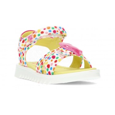 GARVALIN POLKA DOTS SANDALS 222946 BLANCO