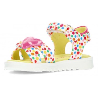 GARVALIN POLKA DOTS SANDALS 222946 BLANCO