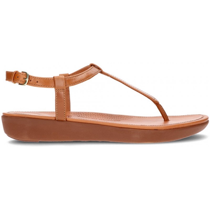 FITFLOP TIA TOE THONG SANDALS CARAMEL