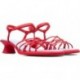 SANDAL CAMPER DINA K201166 ROJO