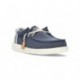 DUDE WALLY LINEN SHOES NAVY