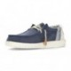 DUDE WALLY LINEN SHOES NAVY