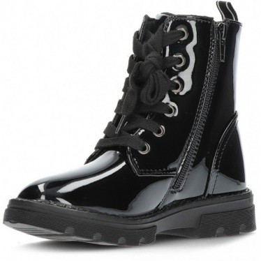 PATENT LEATHER CONGUITO ANKLE BOOTS 30519 BLACK