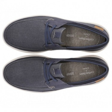CLARKS CANTAL LACE SNEAKERS NAVY