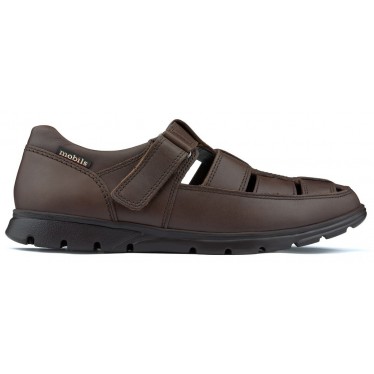 MEPHISTO KENNETH SANDALS DARK BROWN