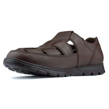 MEPHISTO KENNETH SANDALS DARK BROWN