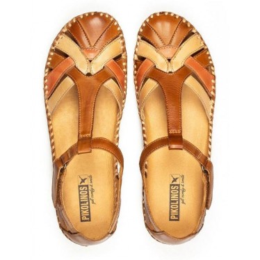 SANDALS PIKOLINOS VALLARTA 655-0732C5 BRANDYBL