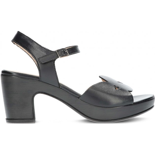 SANDALIA WONDERS F5880 PERGAMENA NEGRO SANDALIA WONDERS F5880 PERGAMENA NEGRO