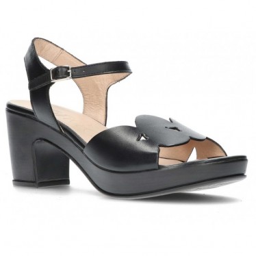 SANDALIA WONDERS F5880 PERGAMENA NEGRO