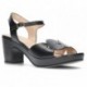 SANDALIA WONDERS F5880 PERGAMENA NEGRO