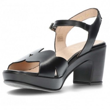 SANDALIA WONDERS F5880 PERGAMENA NEGRO