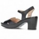 SANDALIA WONDERS F5880 PERGAMENA NEGRO