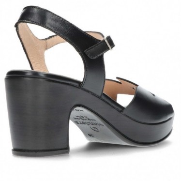 SANDALIA WONDERS F5880 PERGAMENA NEGRO