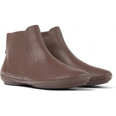 CAMPER RIGHT NINA ANKLE BOOTS K400313 BROWN