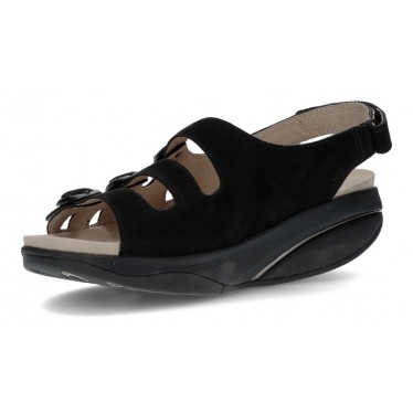 MBT KORA W SANDALS BLACK_NUBUCK