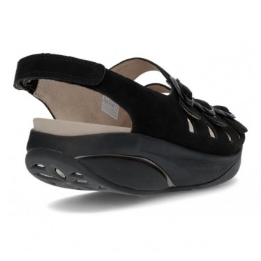 MBT KORA W SANDALS BLACK_NUBUCK