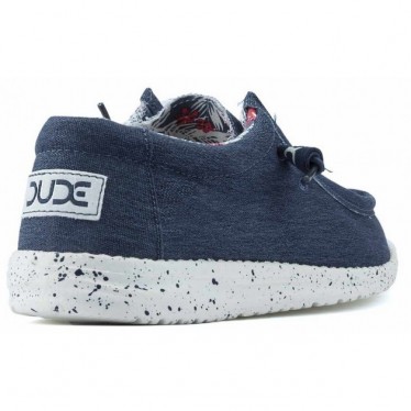 SHOES DUDE WALLY STRETCH M 11038 BLUE