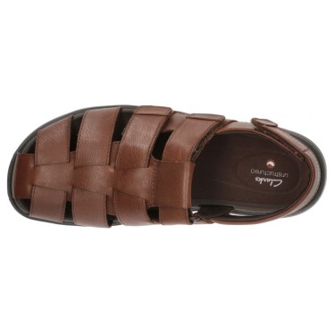 CLARKS UNWILMORE RAY MEN'S SANDALS MARRON