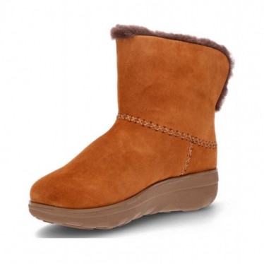 FITFLOP MUKLUK SHORTY Y88 ANKLE BOOTS NUT