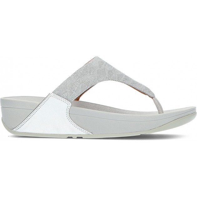 SANDALS FITFLOP LULU GLITZ ET8 SILVER SANDALS FITFLOP LULU GLITZ ET8 SILVER