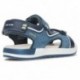 GEOX ALBEN J25AVA SANDAL NAVY