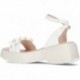 SANDALS WONDERS WILD D-9703 OFF_WHITE