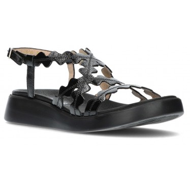 SANDALS WONDERS QUEEN C-6510 NEGRO