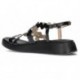 SANDALS WONDERS QUEEN C-6510 NEGRO