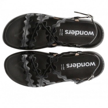 SANDALS WONDERS QUEEN C-6510 NEGRO
