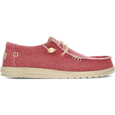 DUDE WALLY SOX M SHOES RED