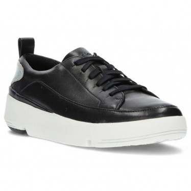 CLARKS TRI FLASH LACE SNEAKERS BLACK