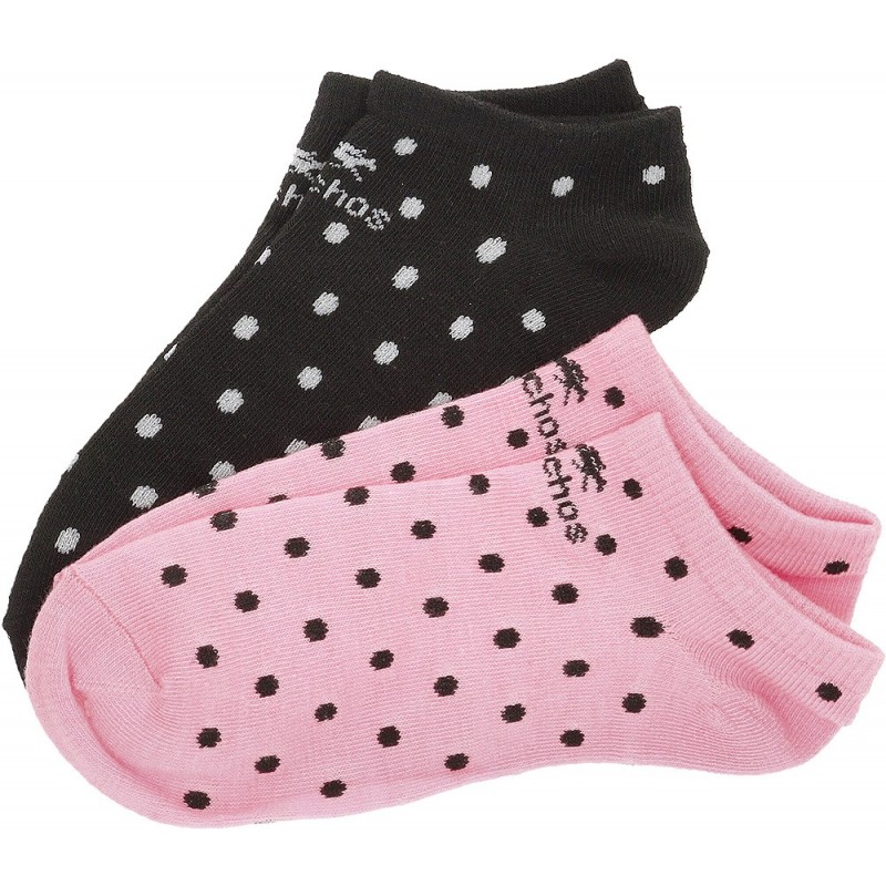 FLOWERY SOCKS AND STOCKINGS CA011 BLACK_PINK