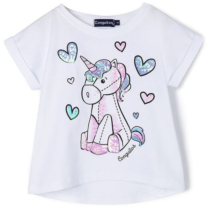 UNICORN CONGUITO T-SHIRT MVC-50022 BLANCO