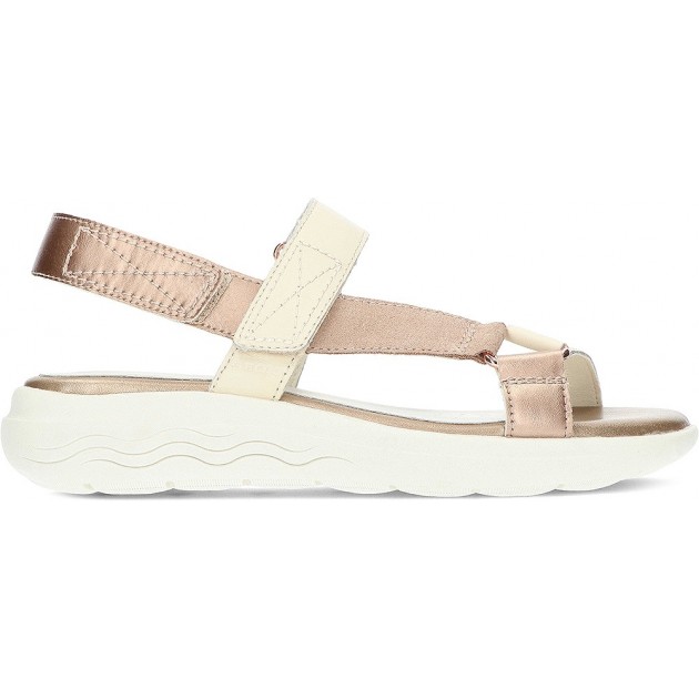 SANDAL GEOX SPHERICA D25ADA CREAM