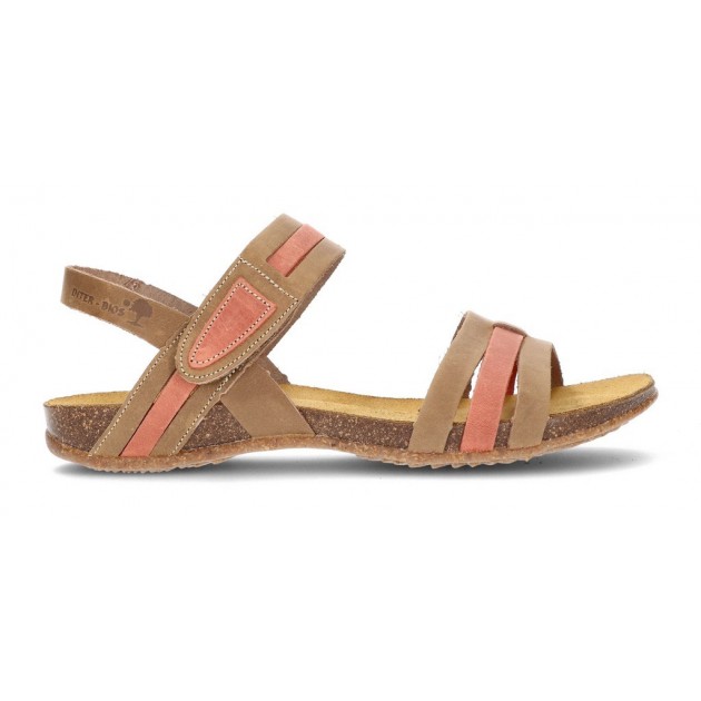 Sandals INTERBIOS SUMMER 2019 BEIG_TEJA