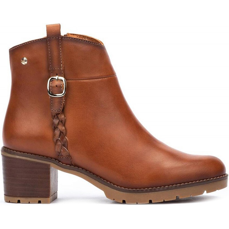 PIKOLINOS LLANES ANKLE BOOTS W7H-8578 BRANDY