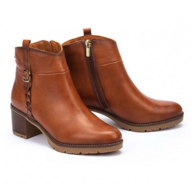 PIKOLINOS LLANES ANKLE BOOTS W7H-8578 BRANDY