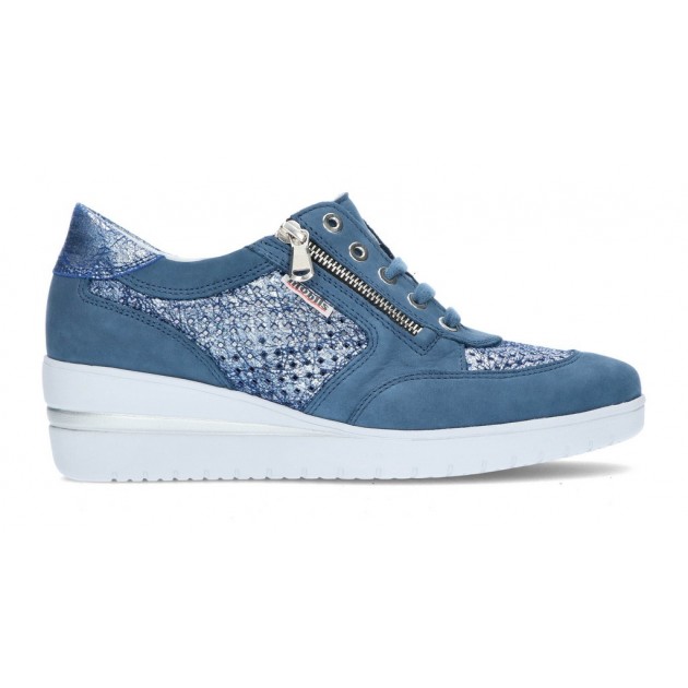 Slippers MEPHISTO MOBILS PRECILIA PERF DENIM Slippers MEPHISTO MOBILS PRECILIA PERF DENIM