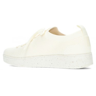 FITFLOP RALLY MULTI-KNIT SNEAKERS CREAM