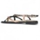 SANDALS MTNG THICK ZEBRA 50569 BLACK