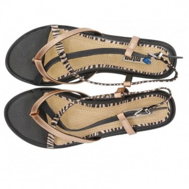 SANDALS MTNG THICK ZEBRA 50569 BLACK