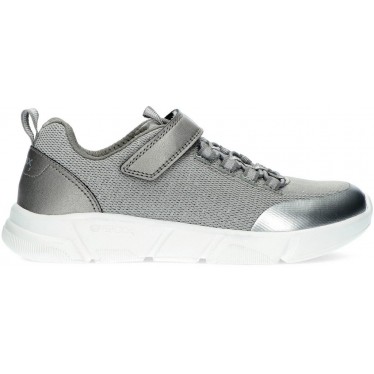 SHOES GEOX J ARIL J16DLB DK_SILVER