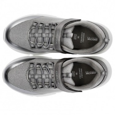 SHOES GEOX J ARIL J16DLB DK_SILVER