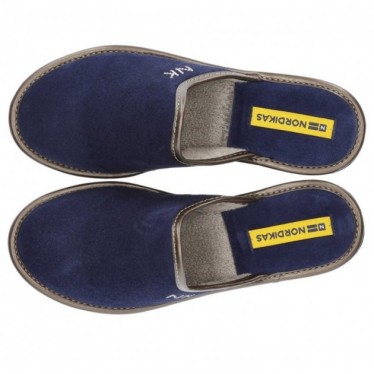 PANTUFLAS NORDIKAS VERSALLES PLUSHED 1613 INDICO